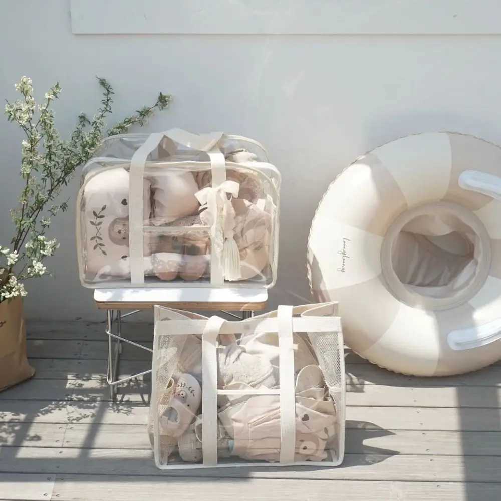 CMM Waterproof Pvc Travel Large Capacity Mommy Bag Swimming Beach 240910