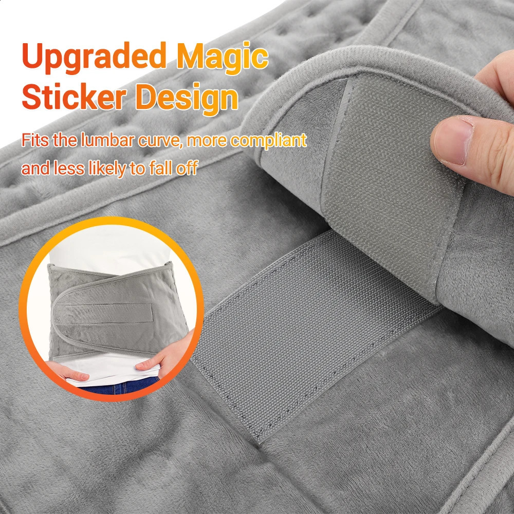 Electric heating waist belt press treatment blanket leg back abdomen Uterus massage heating pad heating bracket 240909