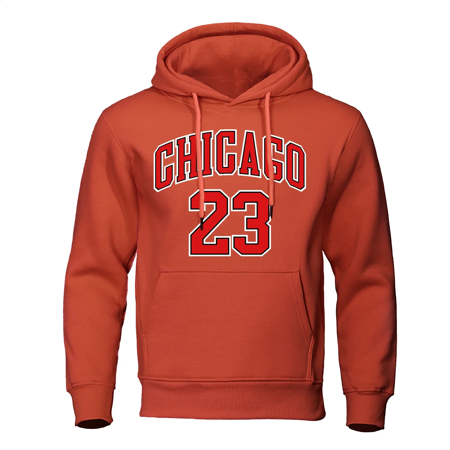 Chicago No23 Mens Round Neck Sweatshirt With Letter and Number Print Fashion Hiphop 240910