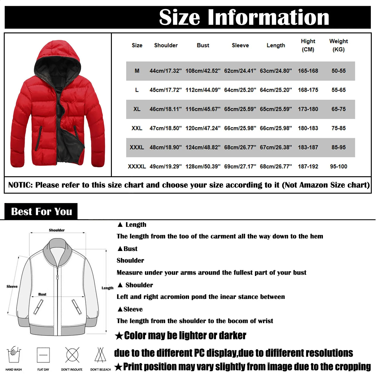 Winter Warm Thick Parkas Coat Mens Casual Windproof Coat Jacket Hooded Jacket Mens Coat 240909