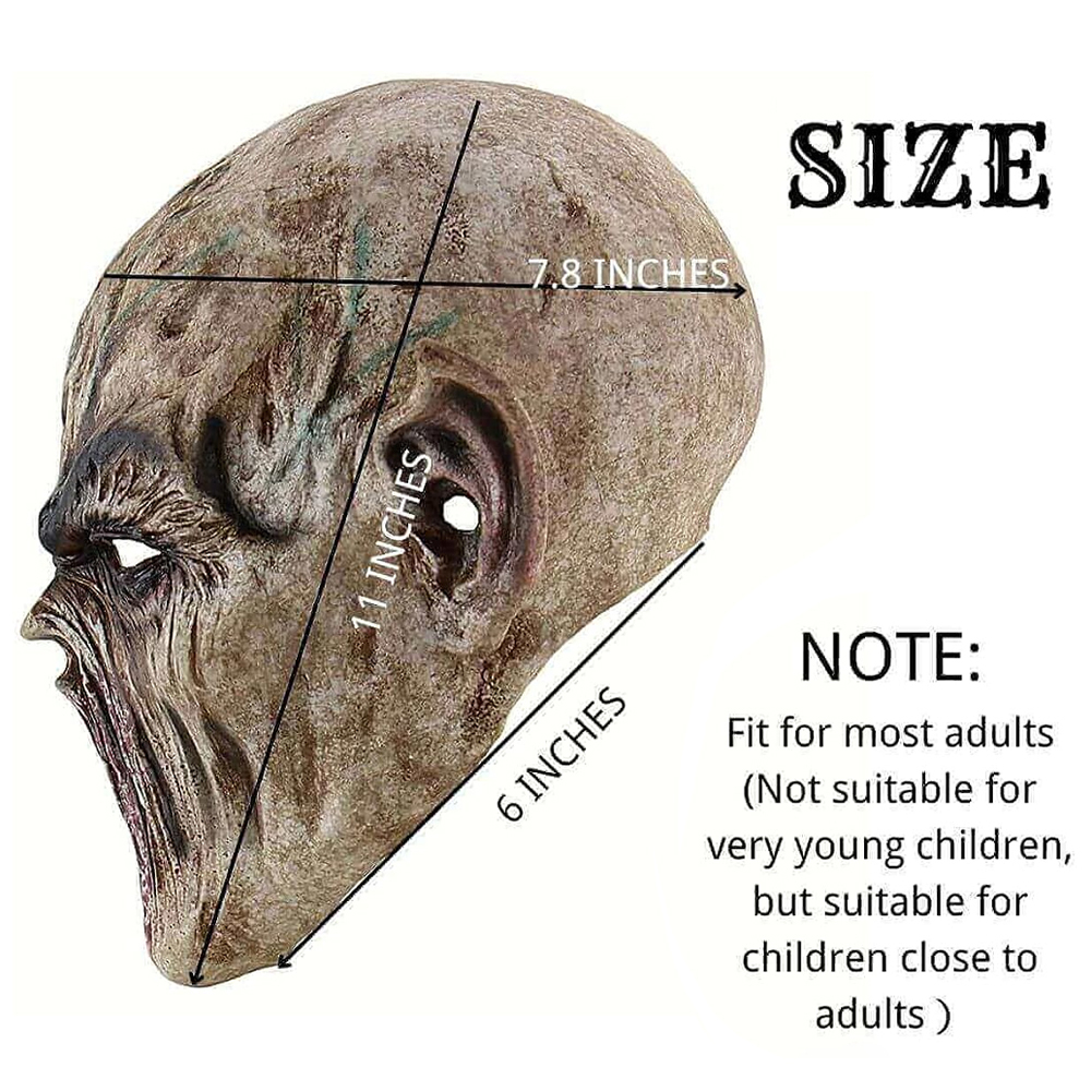 New Scary Halloween Mask Alien Killer Fork Monster Party Decor Zombie Devil Mas Creepy Biochemical Vampire Costumer Cosplay Props