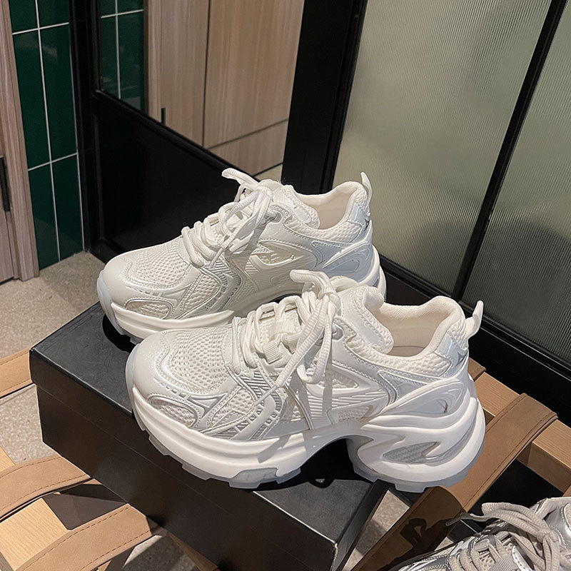 Sports Casual Four Seasons Couple Running Womens Breathable Board Shoes Fashion Mesh Outdoor Classic Sn