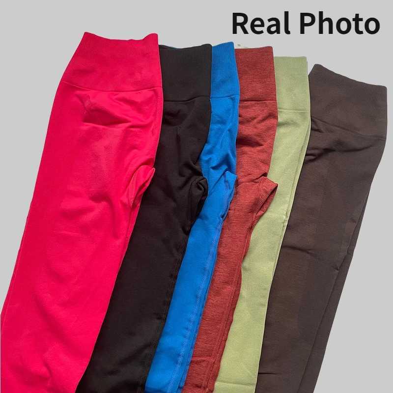 3 Pack Leggings For Women Amplify Seamless Scrunch Leggings Workout Gym Sports Tights Fitness Push Up High Waisted Yoga Pants M240910