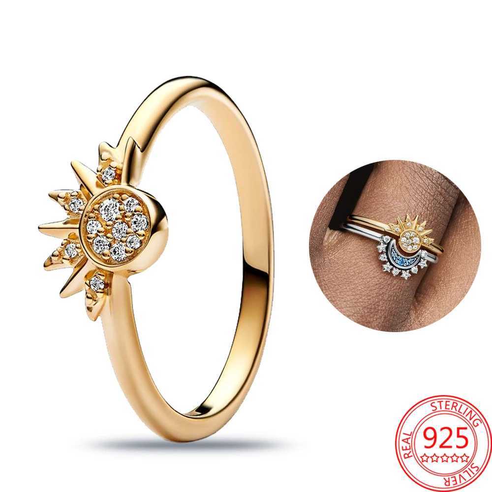 Timeless 925 Sterling Silver Lovers Sisters Sun Love Ring Romantic Dating Jewelry That Expresses LoveX240909