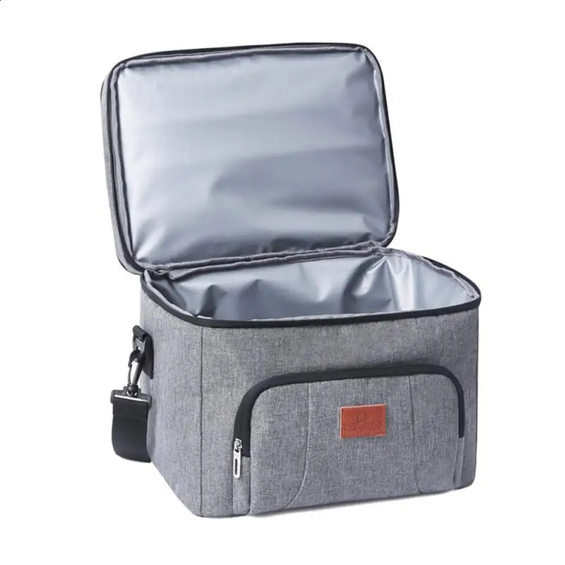 1020L cooler bag with hard lining large insulated picnic lunch used for camping barbecue and outdoor activities at home as a cooling 240910