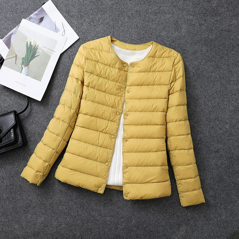 Female Light Duck Down Matt Fabric Lightweight Coat Warm Women Windbreaker Parka Womens Down Jackets Plus Coats 240909