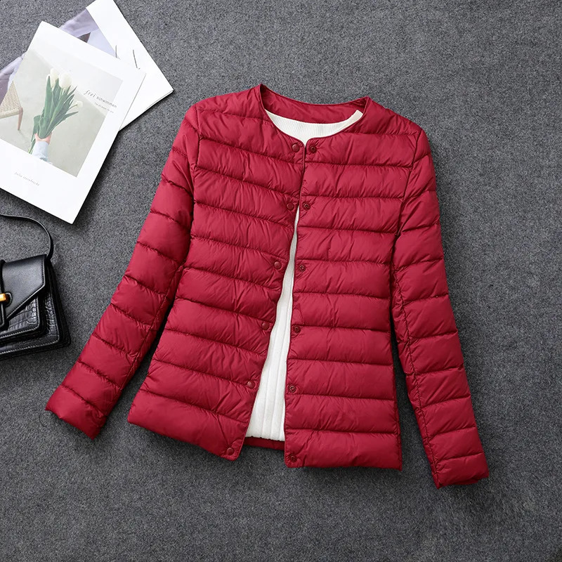 Female Light Duck Down Matt Fabric Lightweight Coat Warm Women Windbreaker Parka Womens Down Jackets Plus Coats 240909