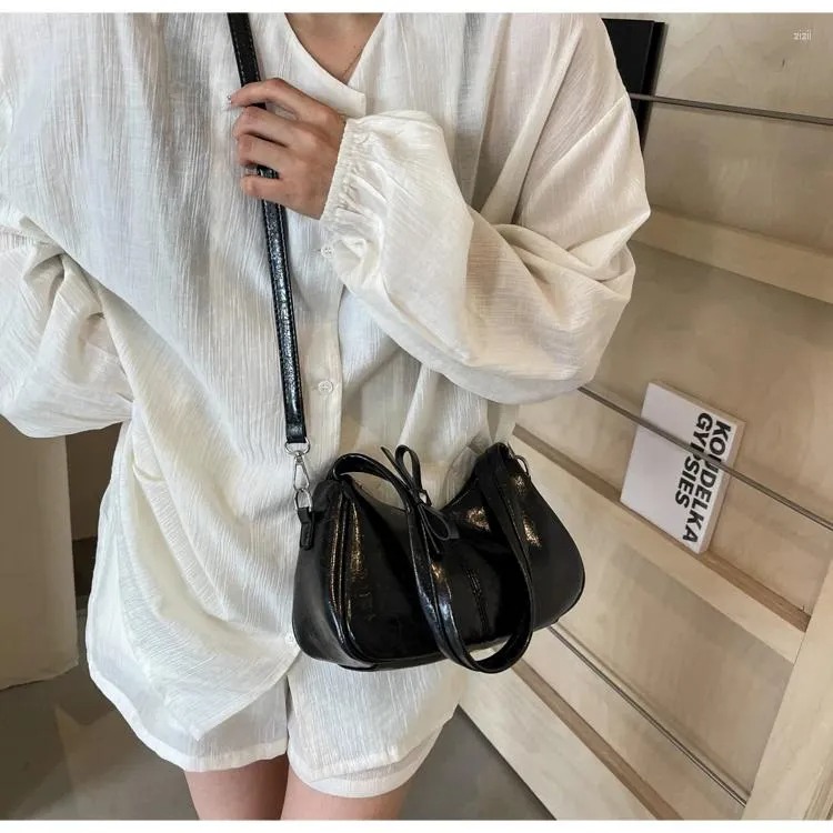 Totes Red Y2K Hobos Shoulder Crossbody Bags For Women Handbag And Purses 2024 Ladies Messenger Trendy Design