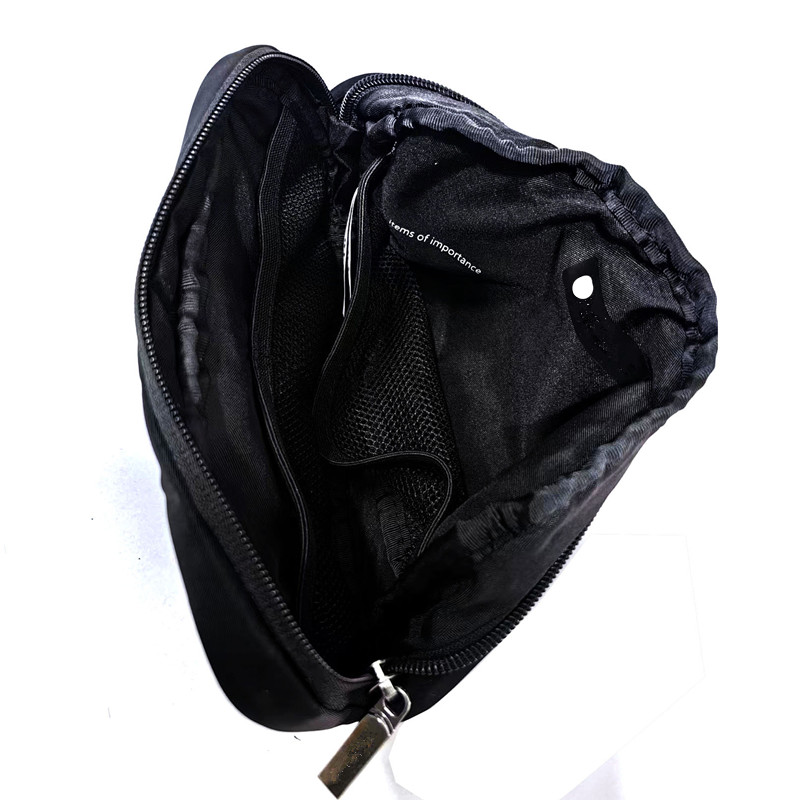 2025--Wunderlust Belt Bag 1.8L Crossbody bag Wasitbag Sports Shoulder Multi-function Bag Fanny Pack Black High Quality