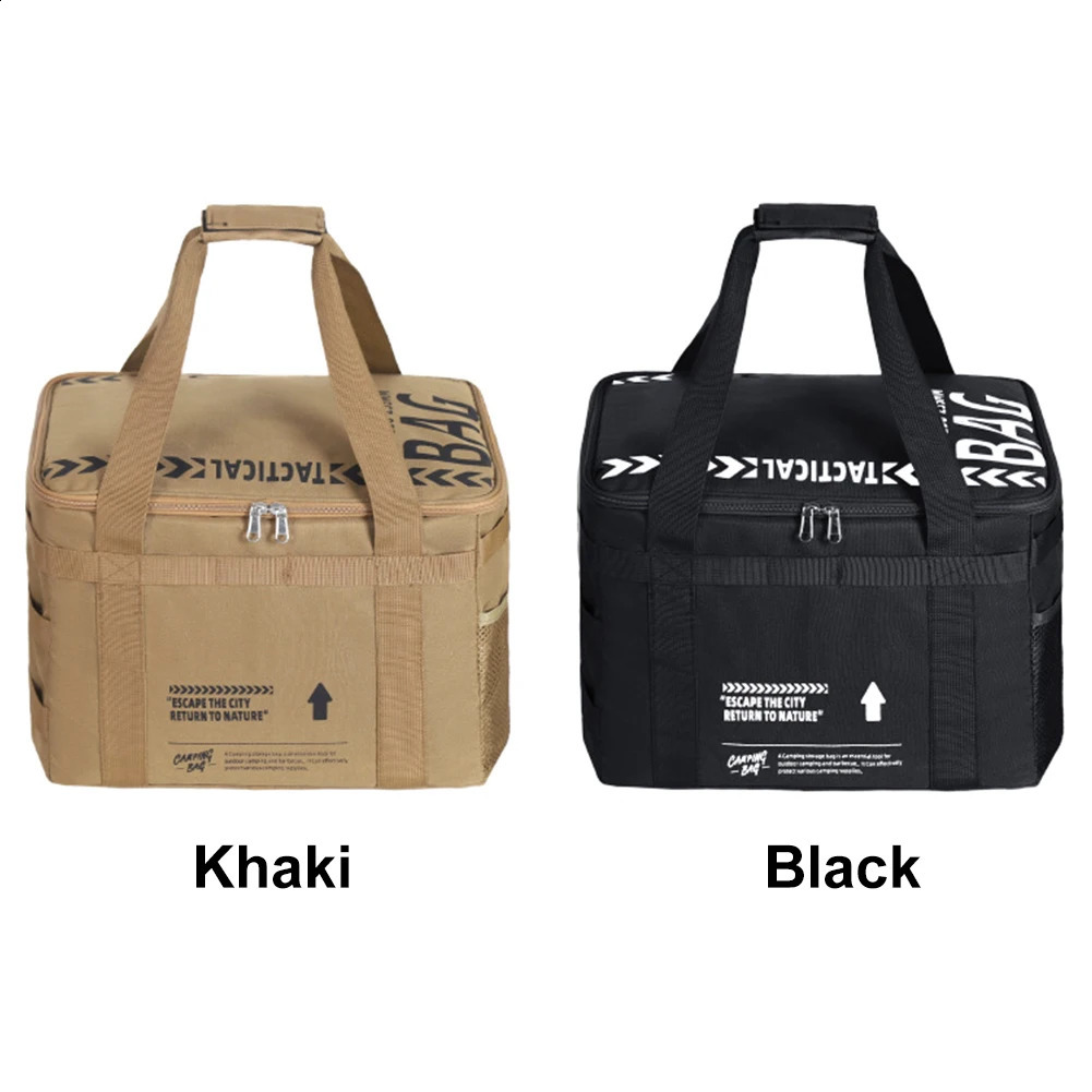 20L camping gas tank storage bag outdoor picnic large capacity tactical with handle box 240910