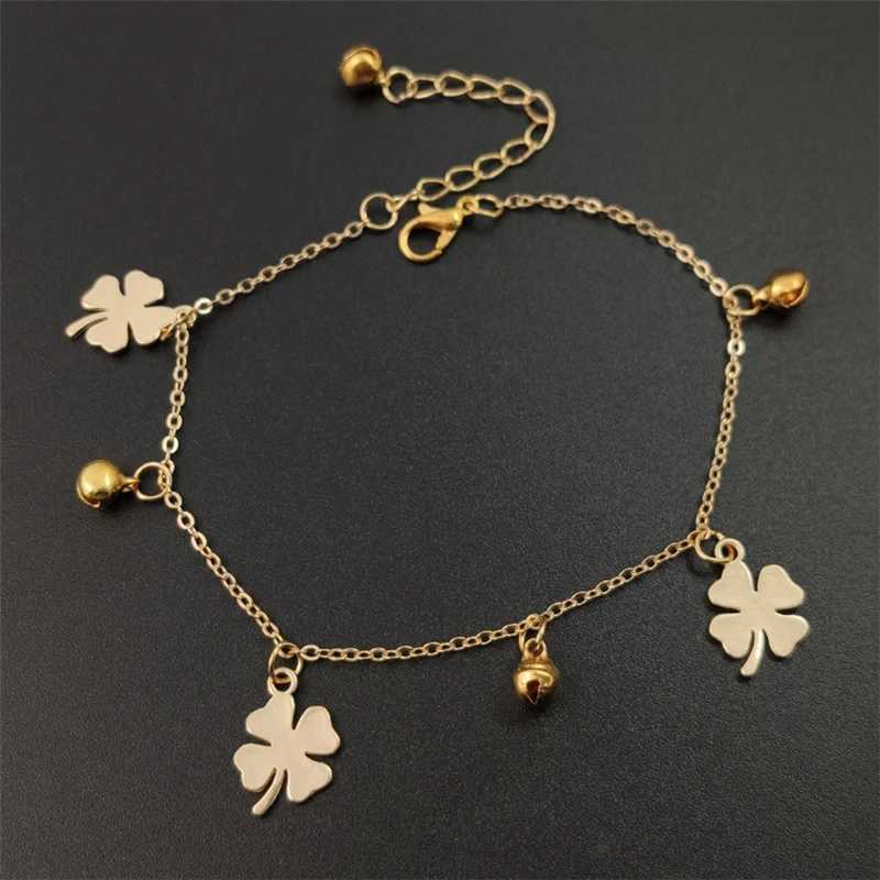 Bohemian Flowers And Bell Anklets for Women Charm Leg Bracelet Fashion Jewellery for Female Ankle Bracelet Cheville FemmeX2409