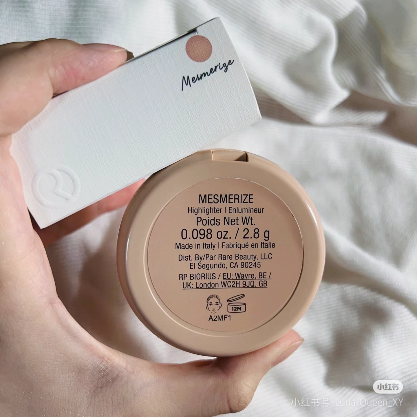 Makeup Highlighter Rare Beauty Powder Palette Highlighters Enlighten 2.8G Positive Light Silky Touch Glow Enlumineur Highlightering Face Cheek Cosmeti