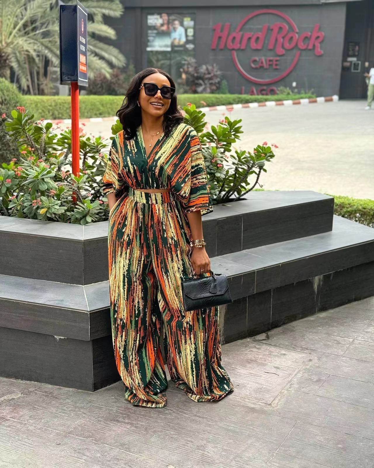 African American Mother Expensive Custom Gold Jacquard Fabric Loose Dress 240506 B1