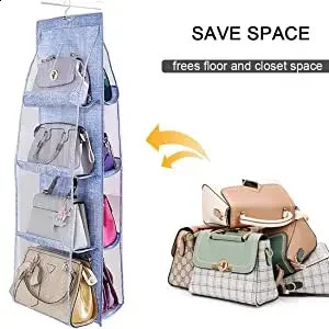 Handbag hanger wardrobe organizer wallet handbag 240910