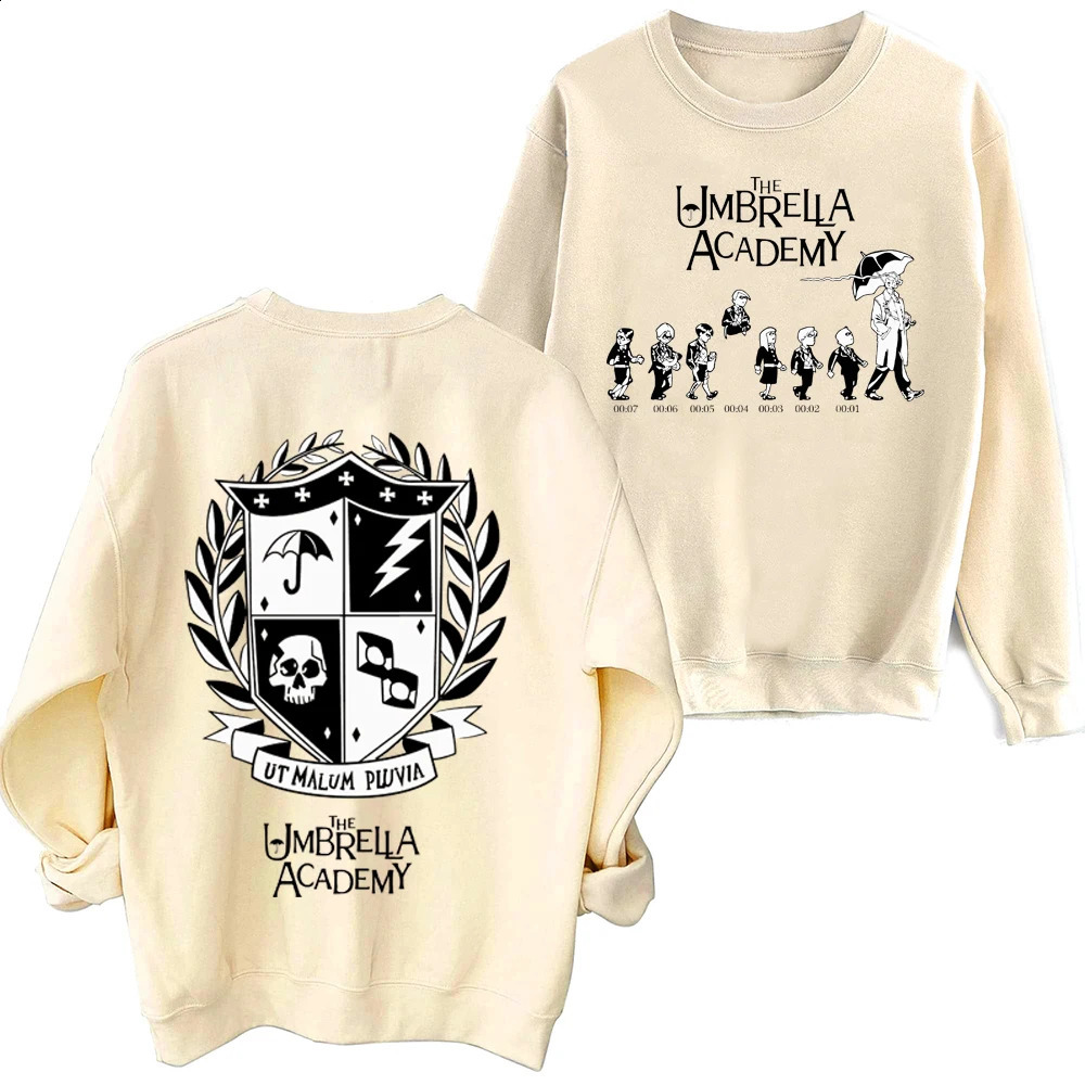 The Umbrella Academy Sweatshirt Harajuku Round Neck Long Sleeve Oversized Music Hoodie Fans Gift 240910