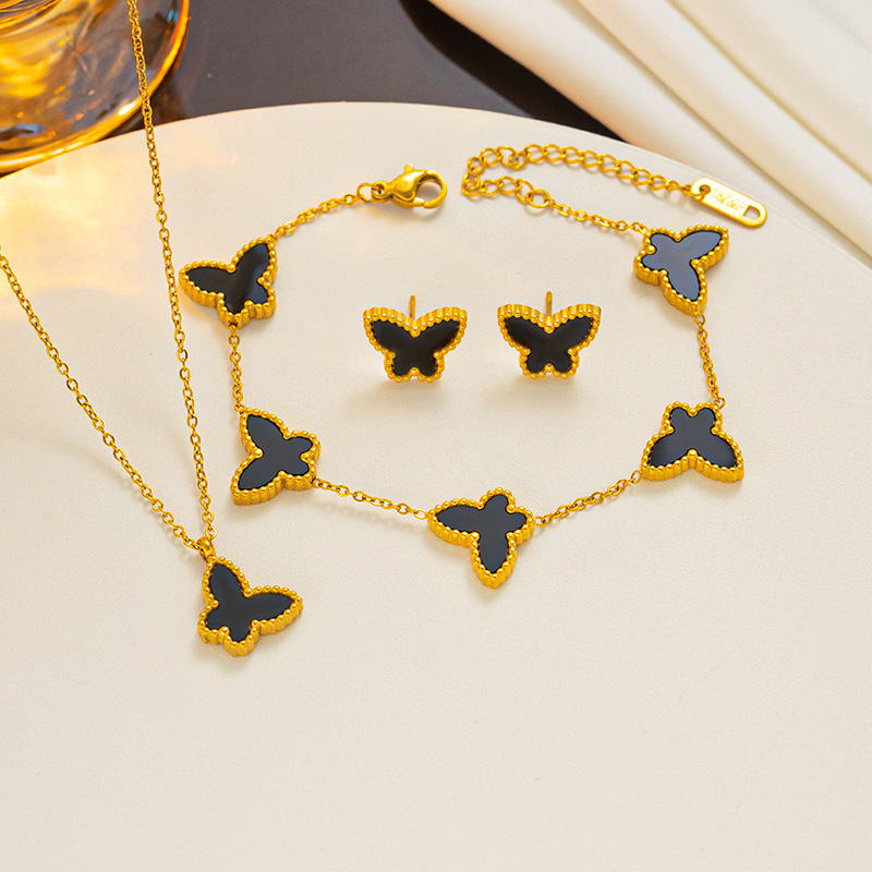 Charm bracelets designer bracelet luxury bangle love women necklace Stainless Steel Valentine's Day gift for woman Fashion classic Jewelry bracelets butterfly