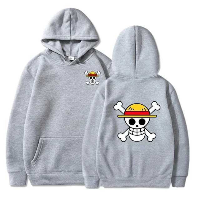 Anime One Piece Hoodies Men And Women Autumn Winter Casual Pullover Cotton Hooded Sweatshirts Fashion Tracksuit Tops StreetwearX240909