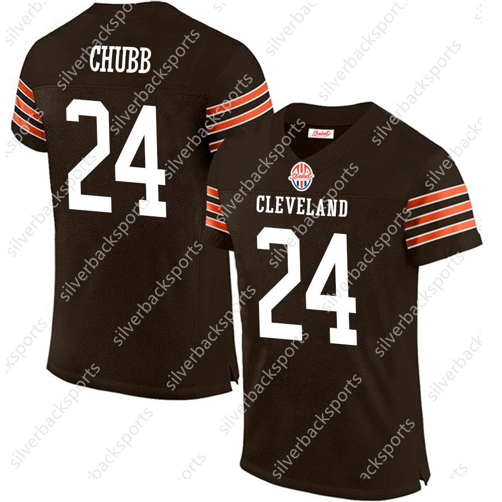 95 Myles Grrett 24 Nick Chub Football Jerseys Customize Clevland Brows David Njku Deshaun Waton Amari Coper Jersey Free Shipping This baseball uniform