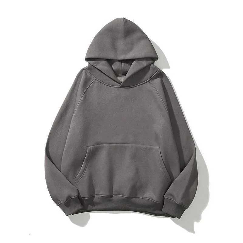 Unisex hoodie high-quality sweater hip-hop fashion casual top trendy spring and autumn solid colorcomfortable new style2024X240909