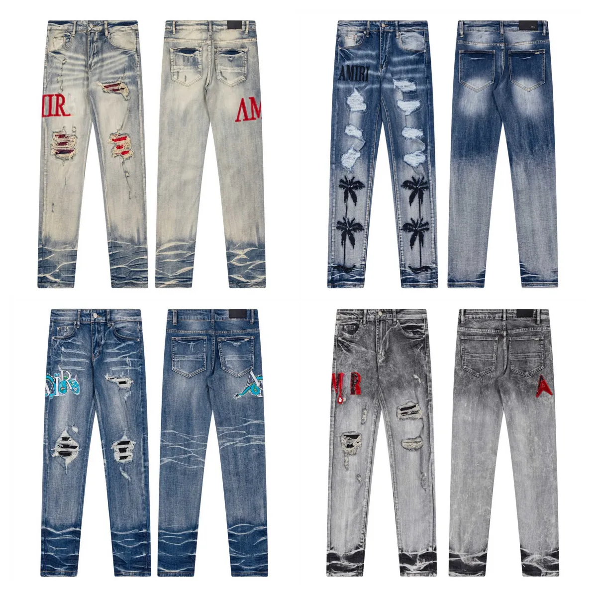 Designer Jeans Mens jeans Men Jean shorts Pants High-end Quality Straight Design Retro Streetwear Casual motorcycle Sweatpants Designers Joggers Pants Size 30-38