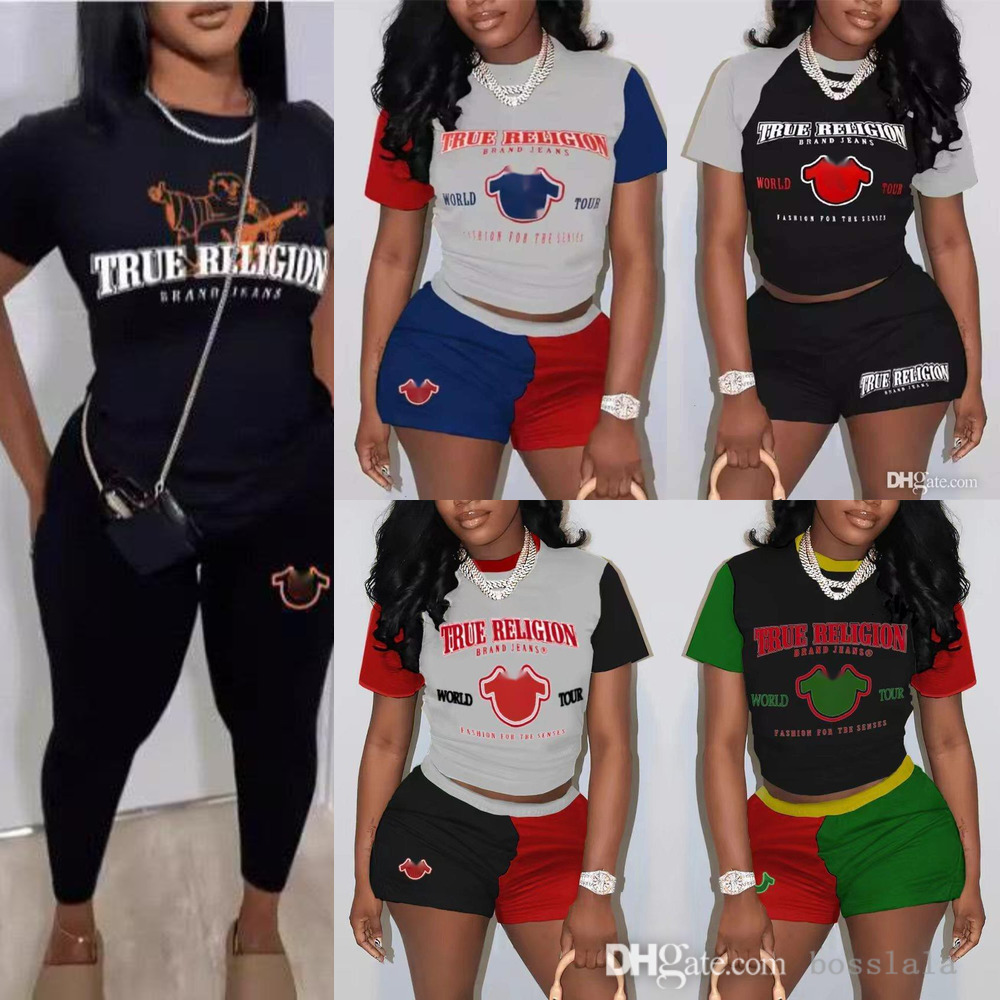 Summer Shorts Outfits Womens Tracksuits 2 Two Pieces Set Designer New Printed Set Short Sleeved Ladies Jogger Suit XS-3XL