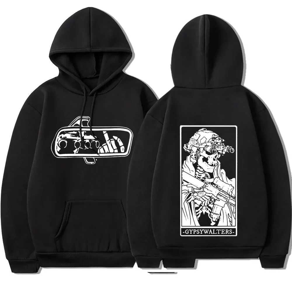 Forward Observations Group GYPSYWALTERS Hoodie Mens Vintage Skeleton Graphic Hooded Sweatshirts Oversized Hoodies Streetwear M240909
