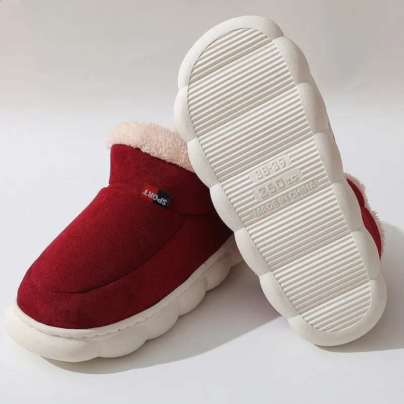 Litfun Plush Womens Sliding Block Fashion Winter Indoor Fluffy Warm Cotton Boots Outdoor Fluffy Comfortable Fur Sliding Block 240914