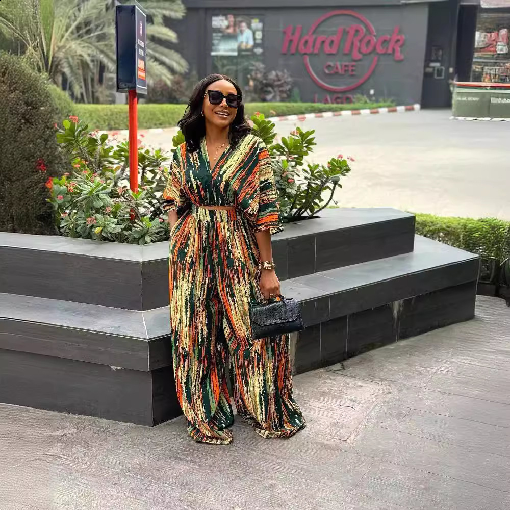 African American Mother Expensive Custom Gold Jacquard Fabric Loose Dress 240506 B1