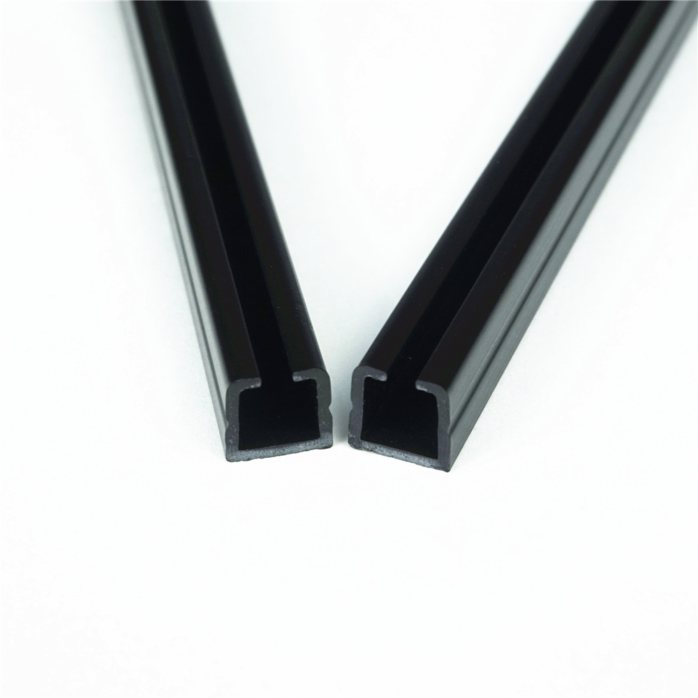 Car curtain rail straight rail slide rail smooth silent rail ABS track plastic slot plastic profile