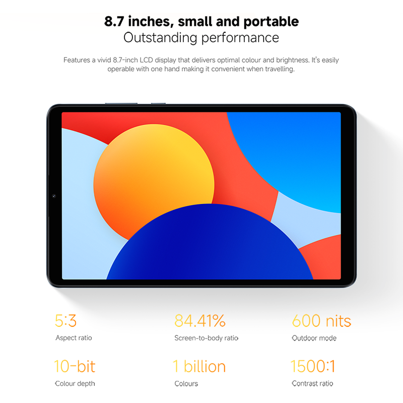 Global Version Xiaomi Redmi Pad SE 8.7 6GB 128GB MediaTek Helio G85 Octa Core 8.7" 90Hz FHD+ Display 6650mAh Battery Mi Tablet