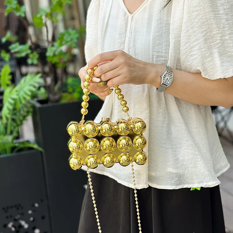 Acrylic small square womens bag trend fashion evening handbag chain hard cute mini shoulder cross body 240910