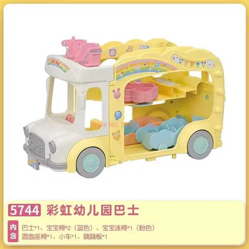 Kitchens Play Food 2024 Ternurines Sylvanian Family Baby Doll Toy Sylvanian Family Animated Character Kawaii Childrens Toy Room Decoration Girl Gift T