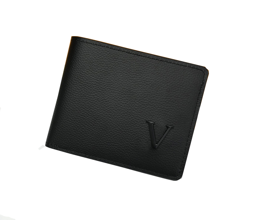 Designer Men's Multiple Wallet with Flowers & Letters Classic Shadow Short Purse Premium Quality Elegant Card Holder Male Fashion Small Clutch bag with Box