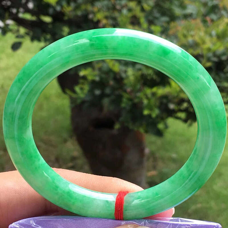 Authentic Burma A Grade Obsidian Bangle Gemstone Lavender Green Jade Bracelet Bangles