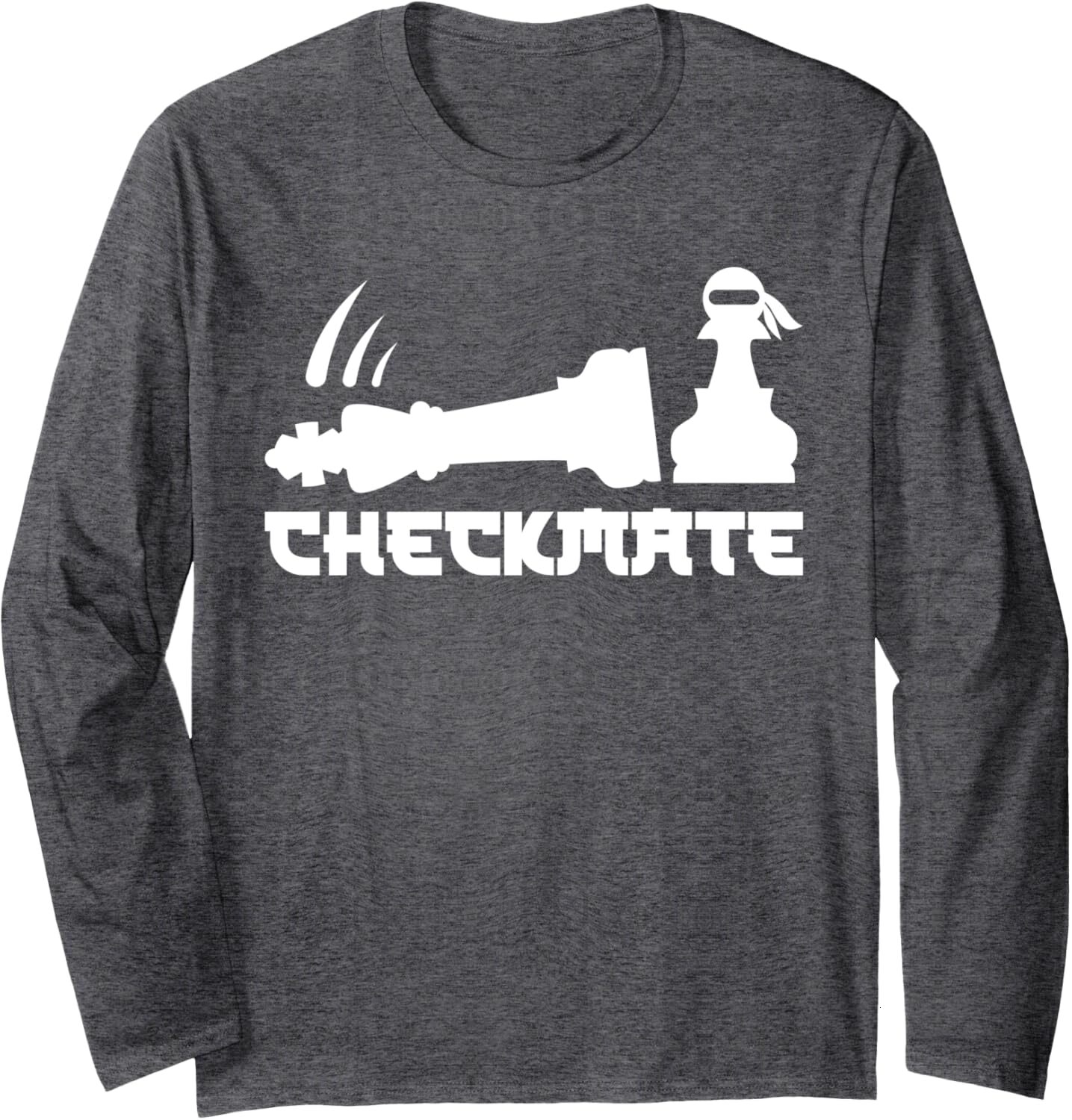 Long Sleeve Shirts for Men sweatshirt Funny Chess Ninja Chess Player Gift Checkmate Ninja Gift Long Sleeve Tee Streetwear Casual tops clothes