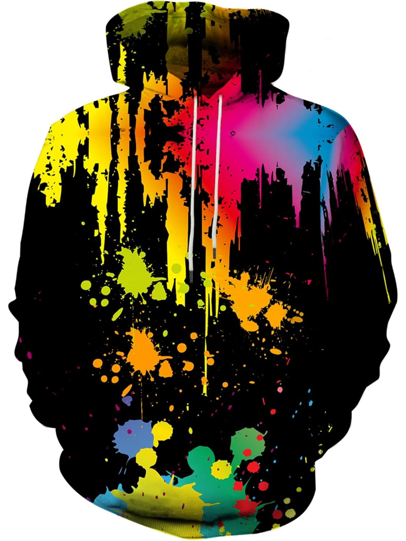 Hoodie for Mens Womens Unisex Novelty Hoodies 3D Digital Print Sweatshirts with Pockets Graphic fashion trend