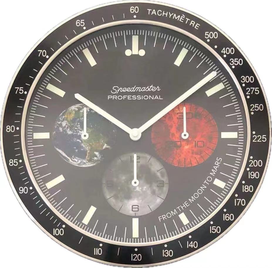 14 Inch Wall Clock Christmas Home Decoration Gift Luxury Wall Clock Modern Design Large Wall Watch Glow In Dark