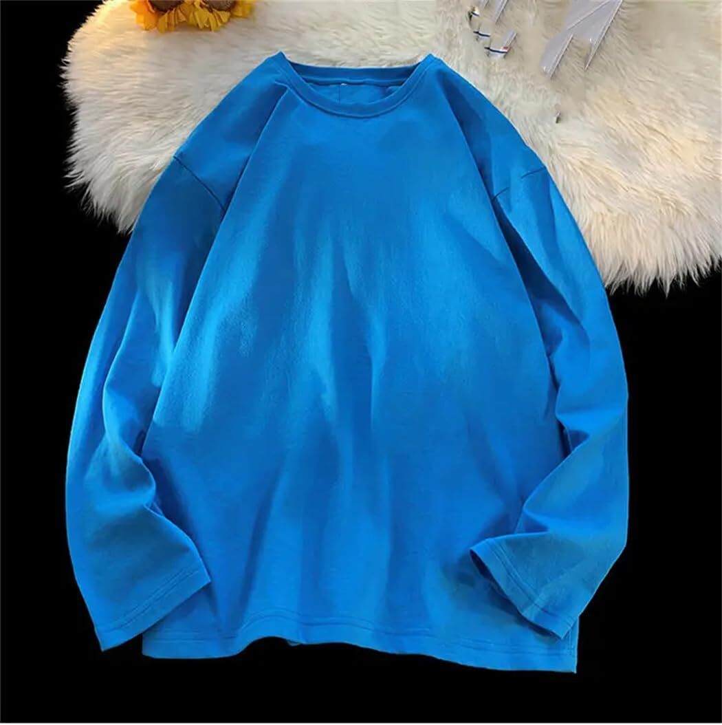 Long Sleeve Shirts for Men sweatshirt Mens Long Sleeve Tops Casual Bottom Shirts Solid Cotton T-Shirts Tops T shirt Tee Streetwear Casual tops clothes