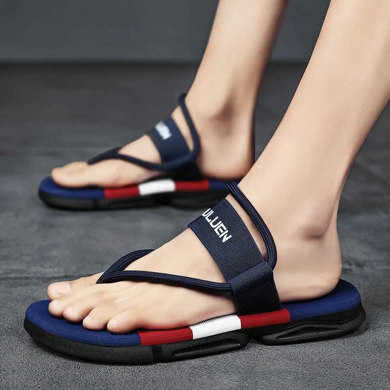 Lu Luan Summer New Mens Sandals Dual purpose Outdoor Leisure Beach Shoes Mens Thick Bottom N-SlipXJ250326