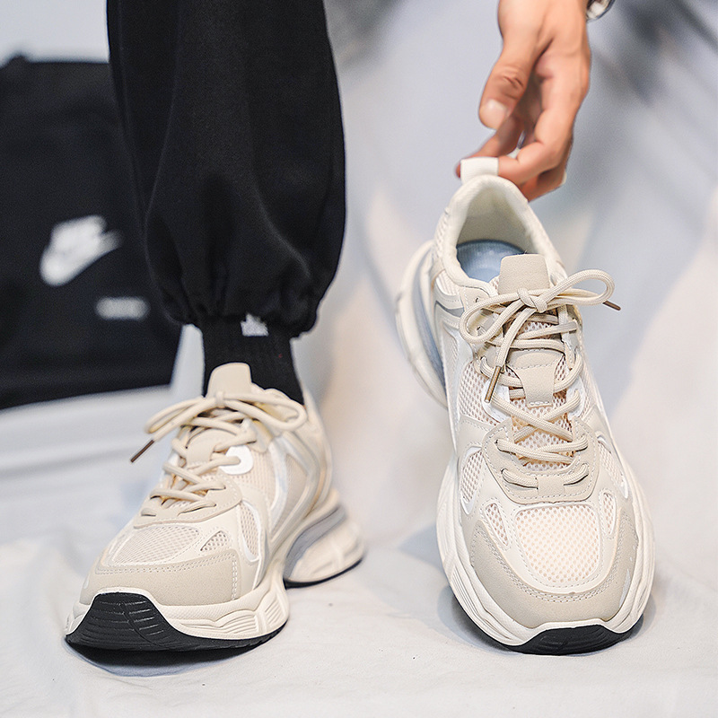 Sports shoes mens summer ultra light running shoes breathable and shock-absorbing professional running shoes 240920