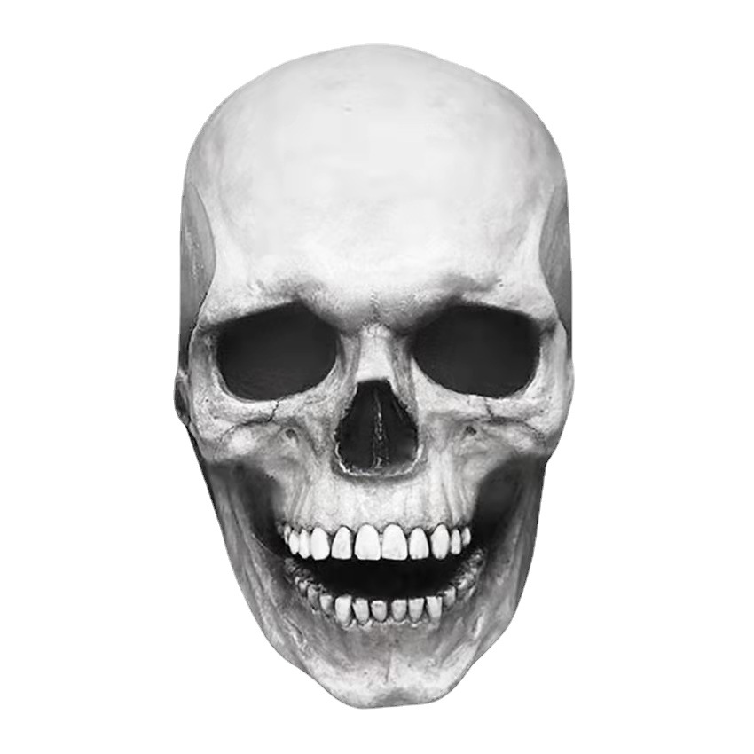 Halloween Mask Latex Mask Skull Horror Decoration Full Head Skull Mask Helmet Movable Jaw Masque Gifts Party Costume Mask