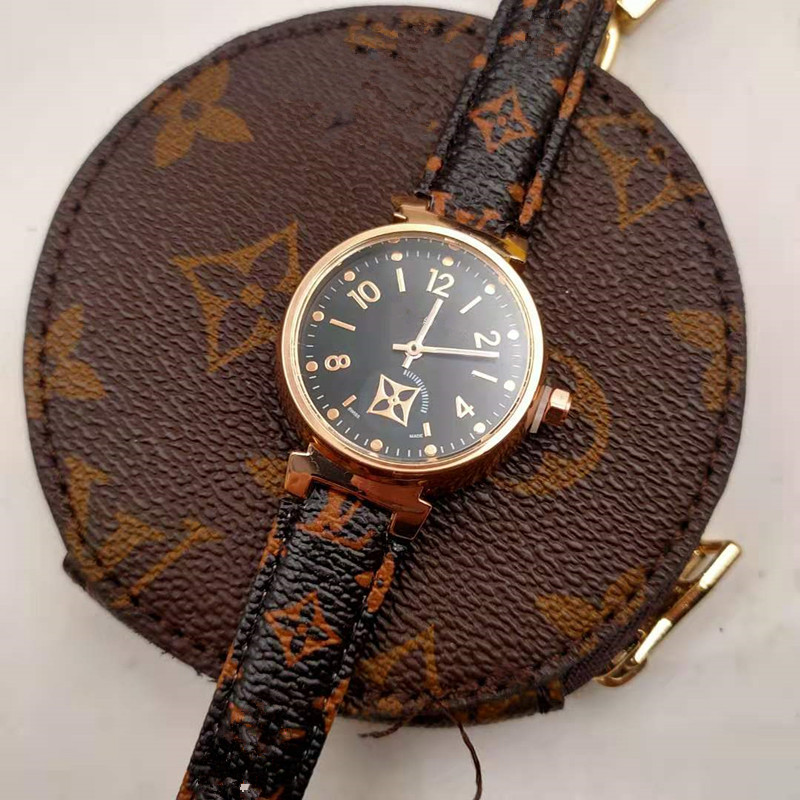 33mm lady watch Luxury Elegance Ladies Watch with Sparkling Rhinestones Simple Quartz Stainless Steel Bracelet Wristwatch