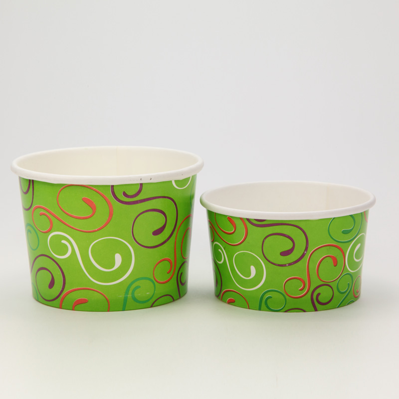 Paper Cups Disposable Ice Cream Cups(White Cups Without Patterns) Wholesale Paper Disposable Cups Commercial Packaging 1000pcs/pc