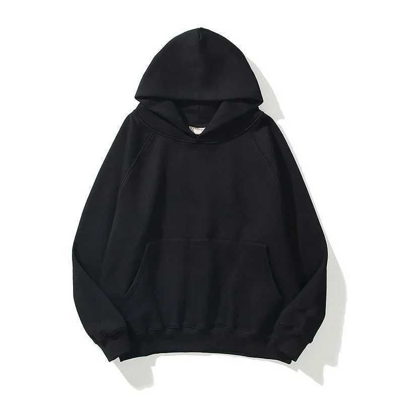 Unisex hoodie high-quality sweater hip-hop fashion casual top trendy spring and autumn solid colorcomfortable new style2024X240909