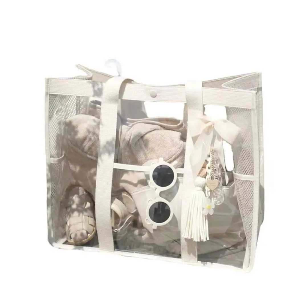 CMM Waterproof Pvc Travel Large Capacity Mommy Bag Swimming Beach 240910