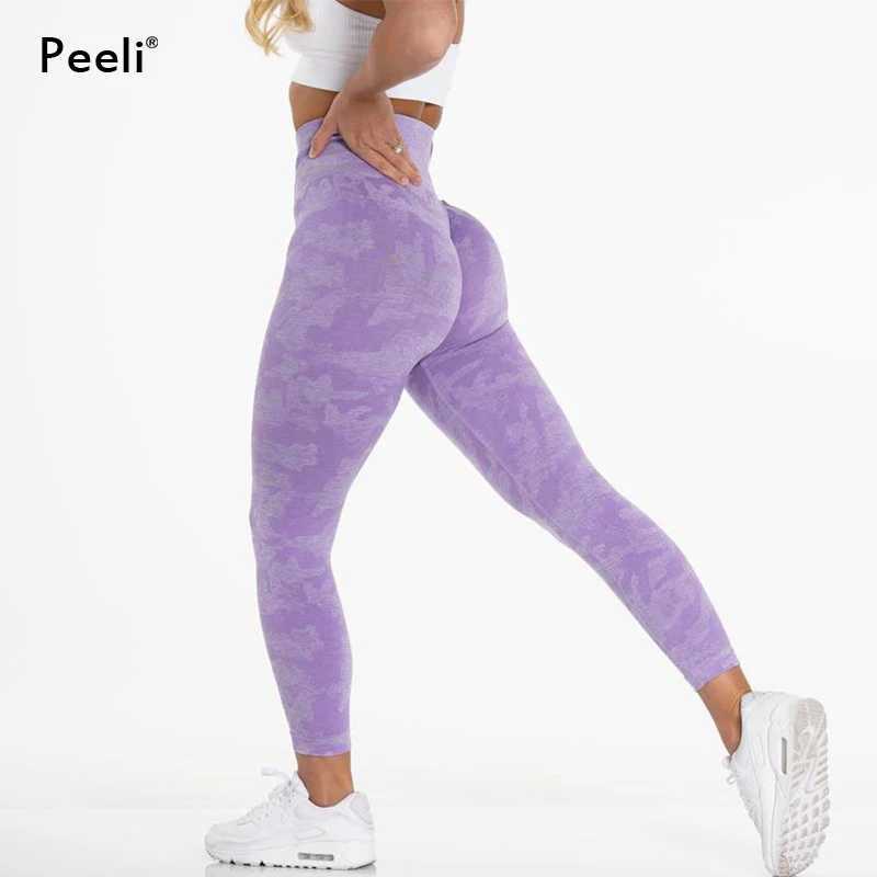 Camo Seamless Leggings Women High Waist Yoga Pants Scrunch Butt Sports Leggings Booty Fitness Tights Gym Leggings Sportswear M240910