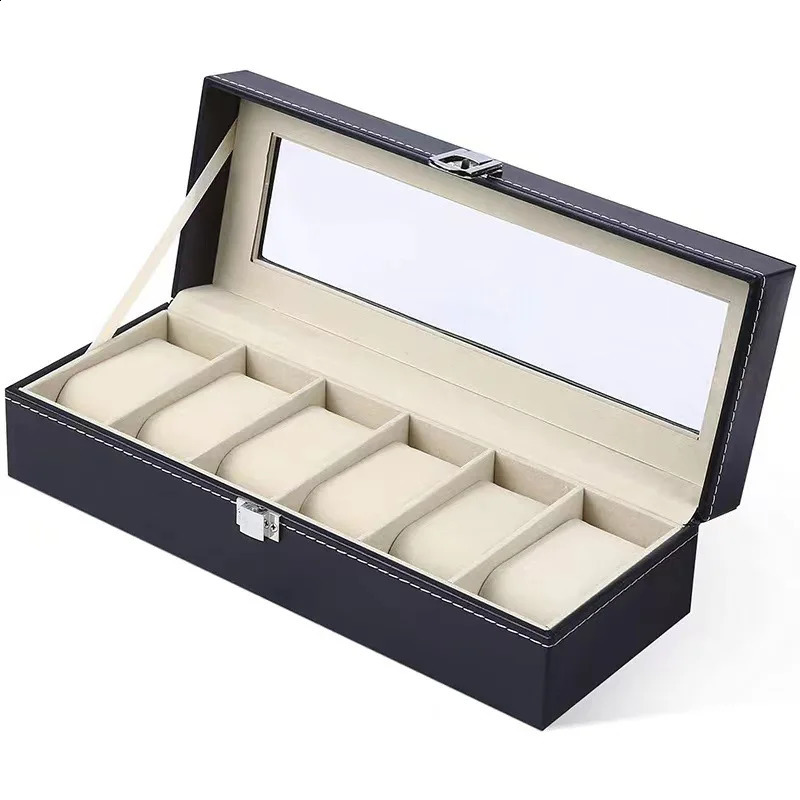 2/3/4/5/6/10/12 Girds Watch Organizer Boxes Watch Case Removable Watch Pillows Watch Box Organizer Gift for Loved Ones 240909