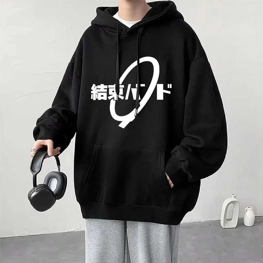 Anime Cos BOCCHI THE ROCK! Hoodie Kessoku Band Couples Hoodies Goto Hitori Ijichi Nijika Cospaly Oversized Long Sleeve MaleX7