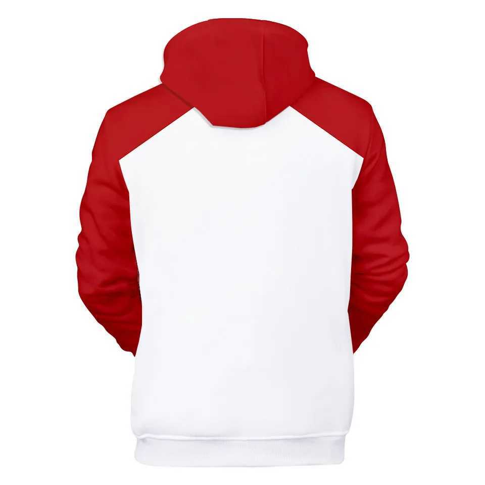 NEW Anime Saitama Oppai Hoodie Hooded Sweatshirt Hoodie Cosplay Costume New Fleece Fashion Harajuku Jacket and Coat M240909