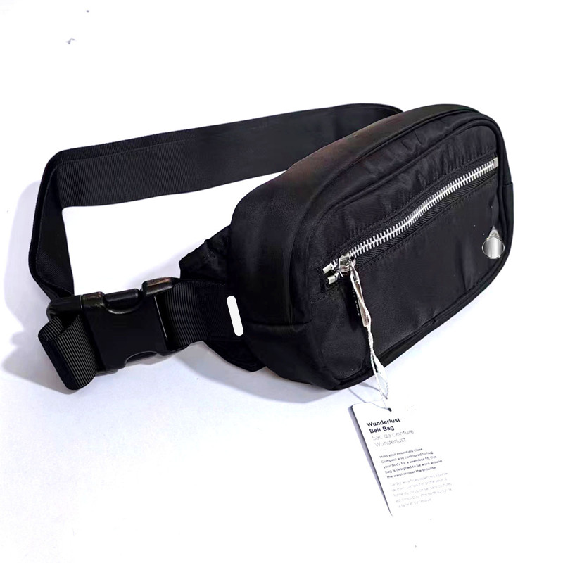 2025--Wunderlust Belt Bag 1.8L Crossbody bag Wasitbag Sports Shoulder Multi-function Bag Fanny Pack Black High Quality